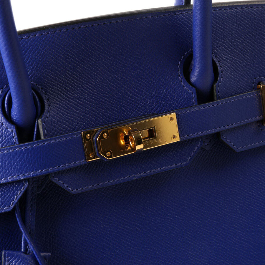 Birkin 30 Epsom 2018 Blue Electrique