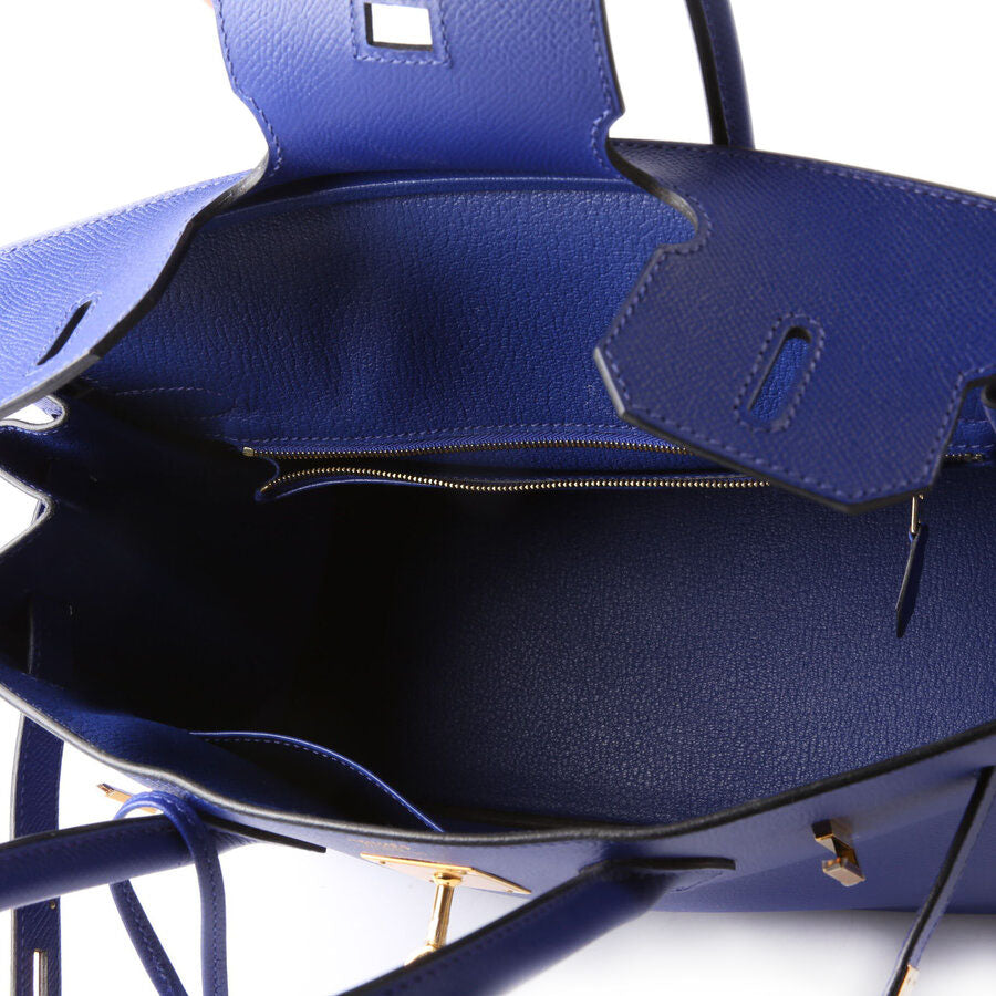 Birkin 30 Epsom 2018 Blue Electrique