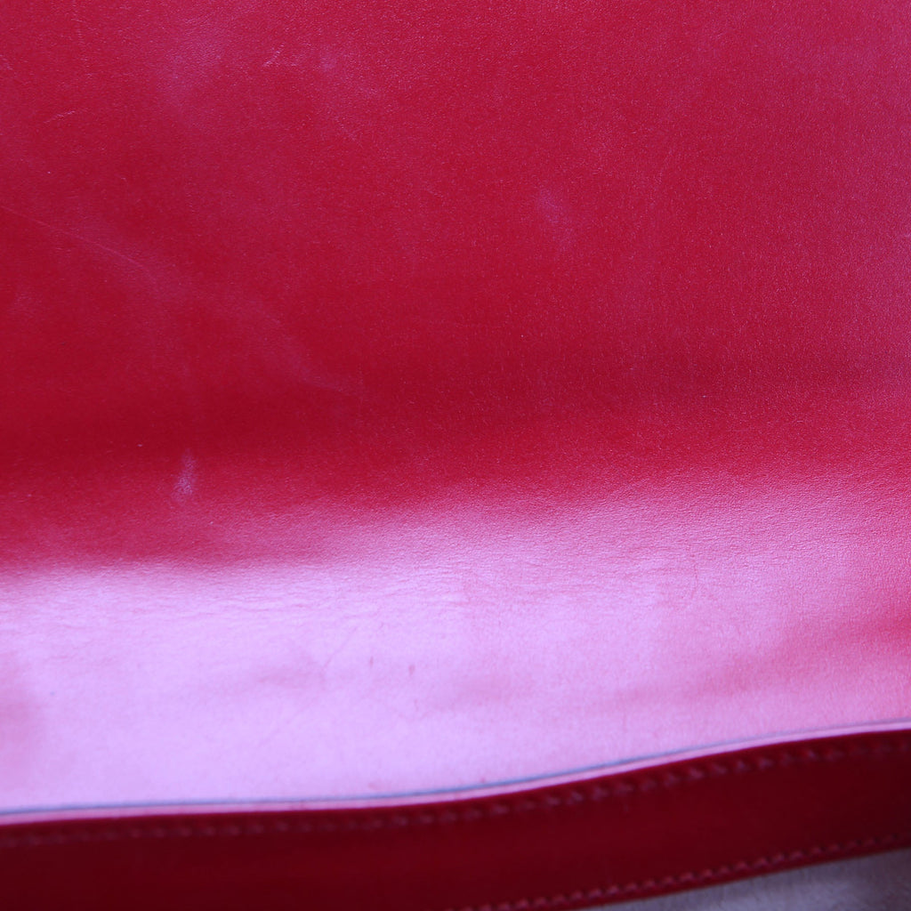 Gucci 453189 Padlock Guccissima Medium Messenger Red