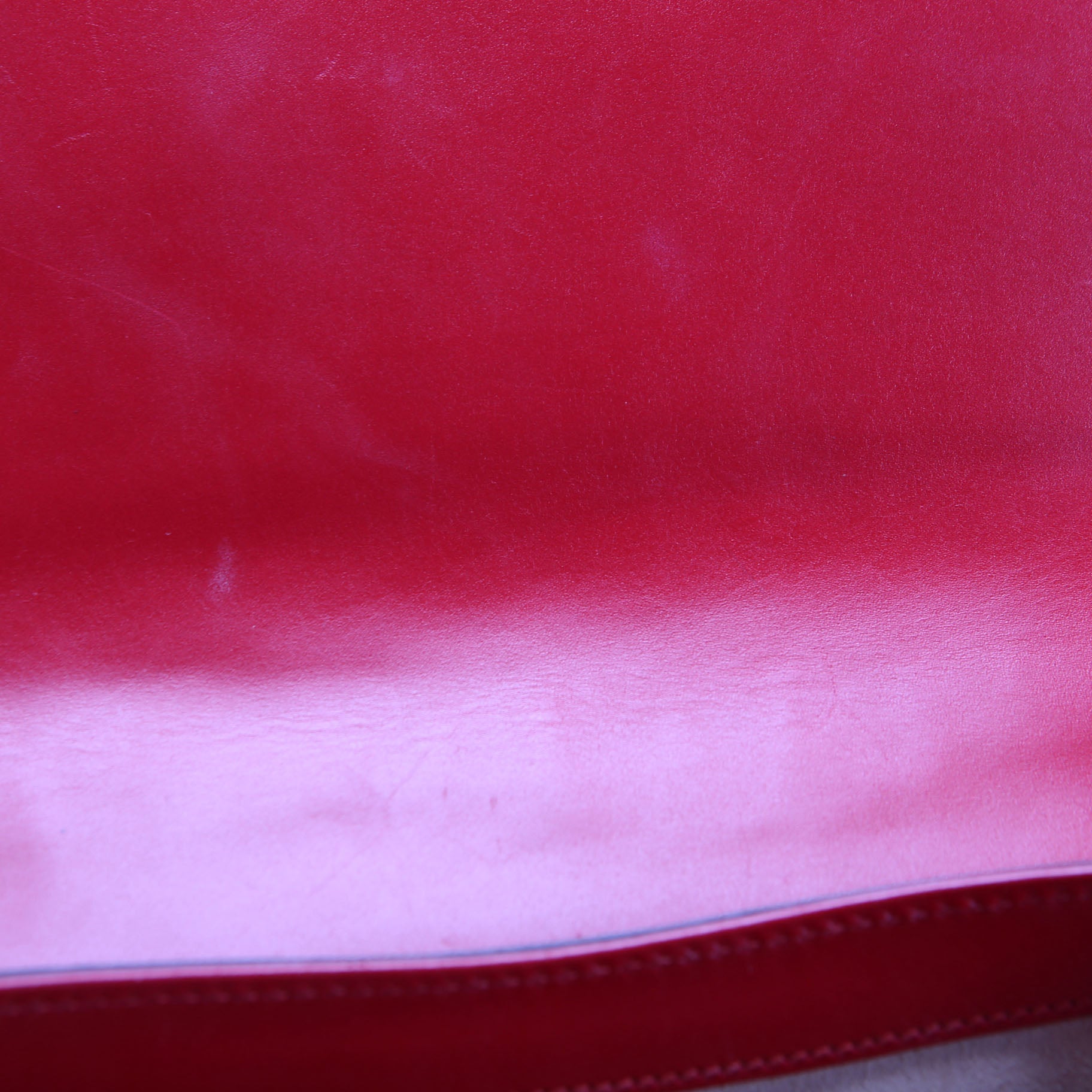 Gucci 453189 Padlock Guccissima Medium Messenger Red