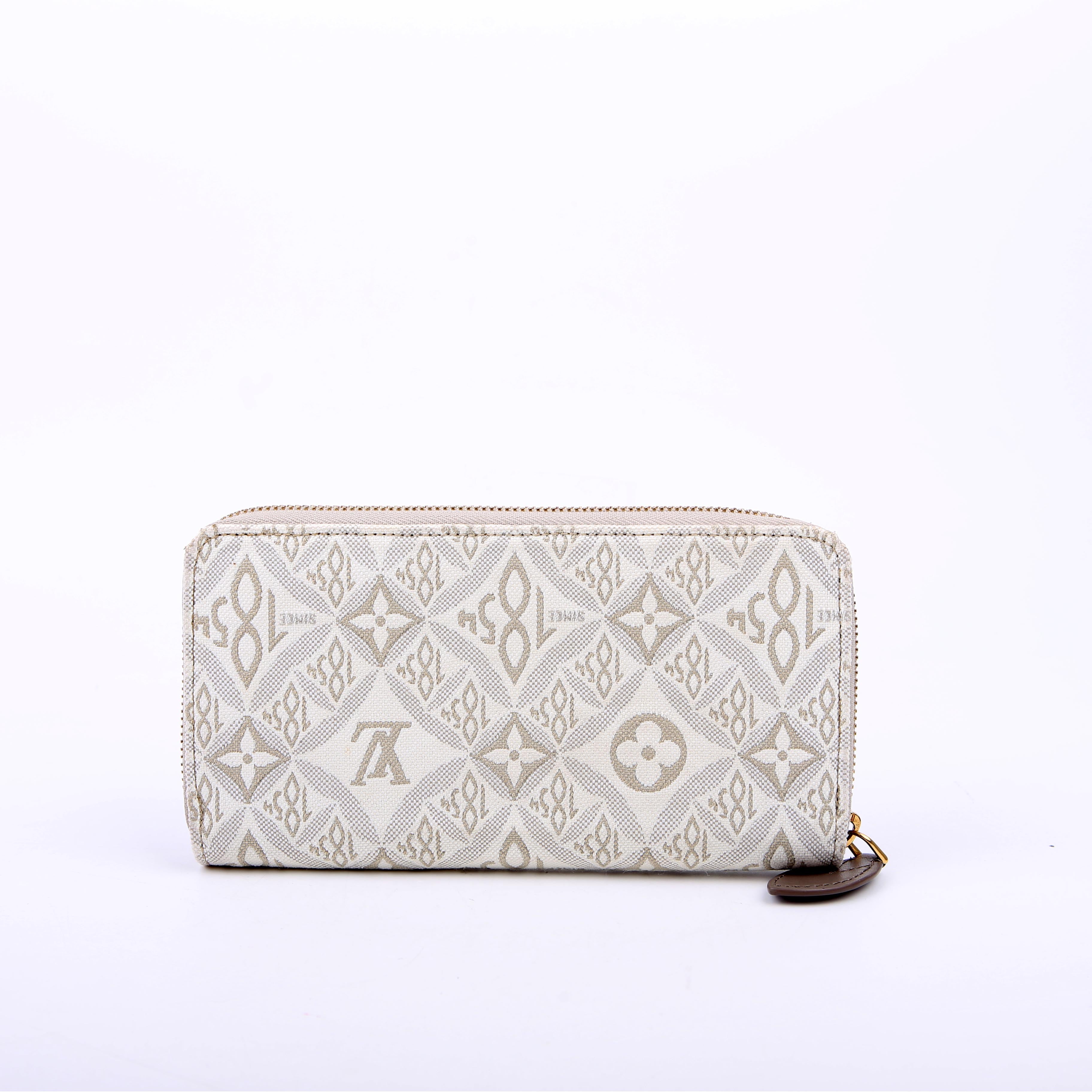 Zippy Wallet Since 1854 Jacquard White/Grey