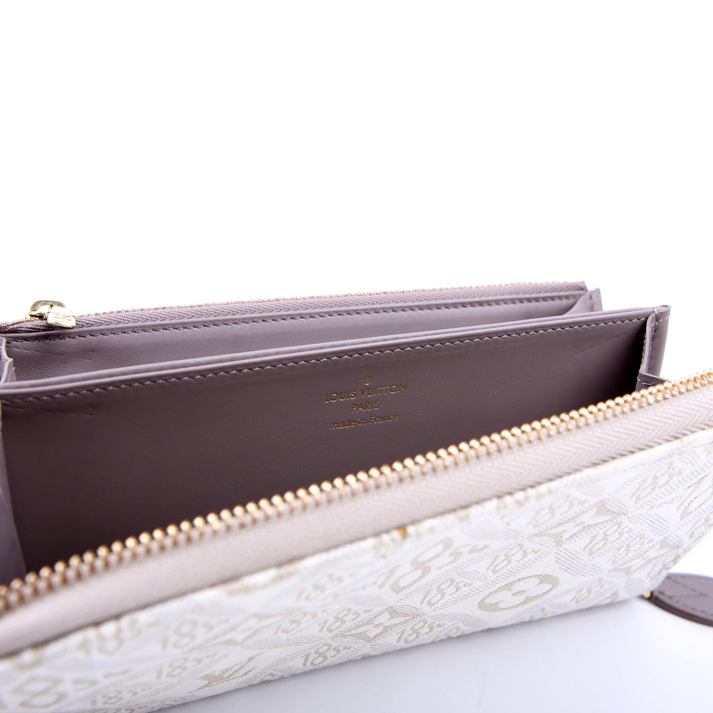 Zippy Wallet Since 1854 Jacquard White/Grey