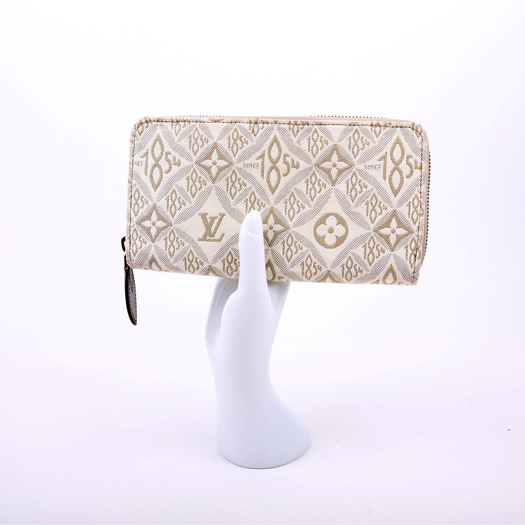 Zippy Wallet Since 1854 Jacquard White/Grey