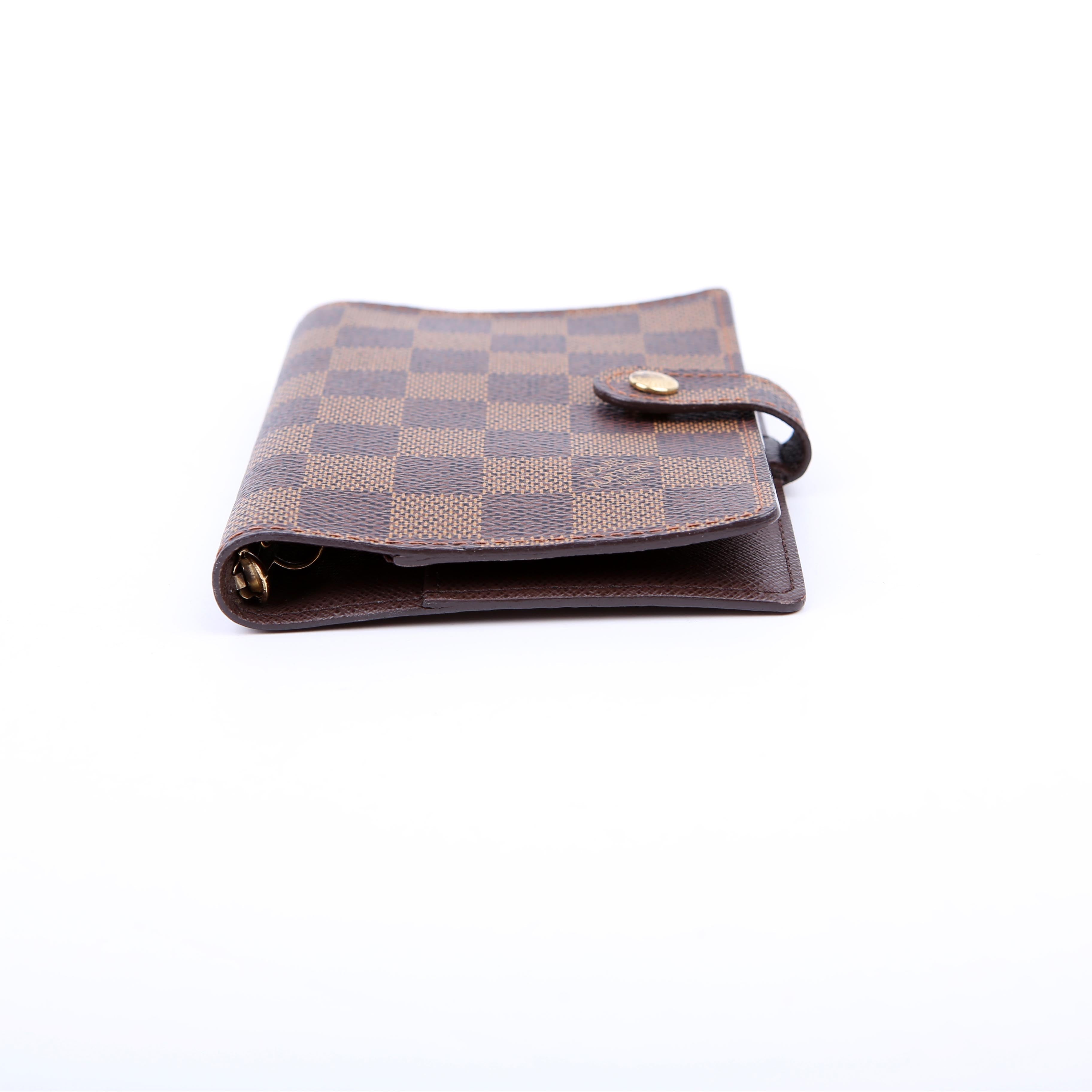 Agenda Small Ring Damier Ebene