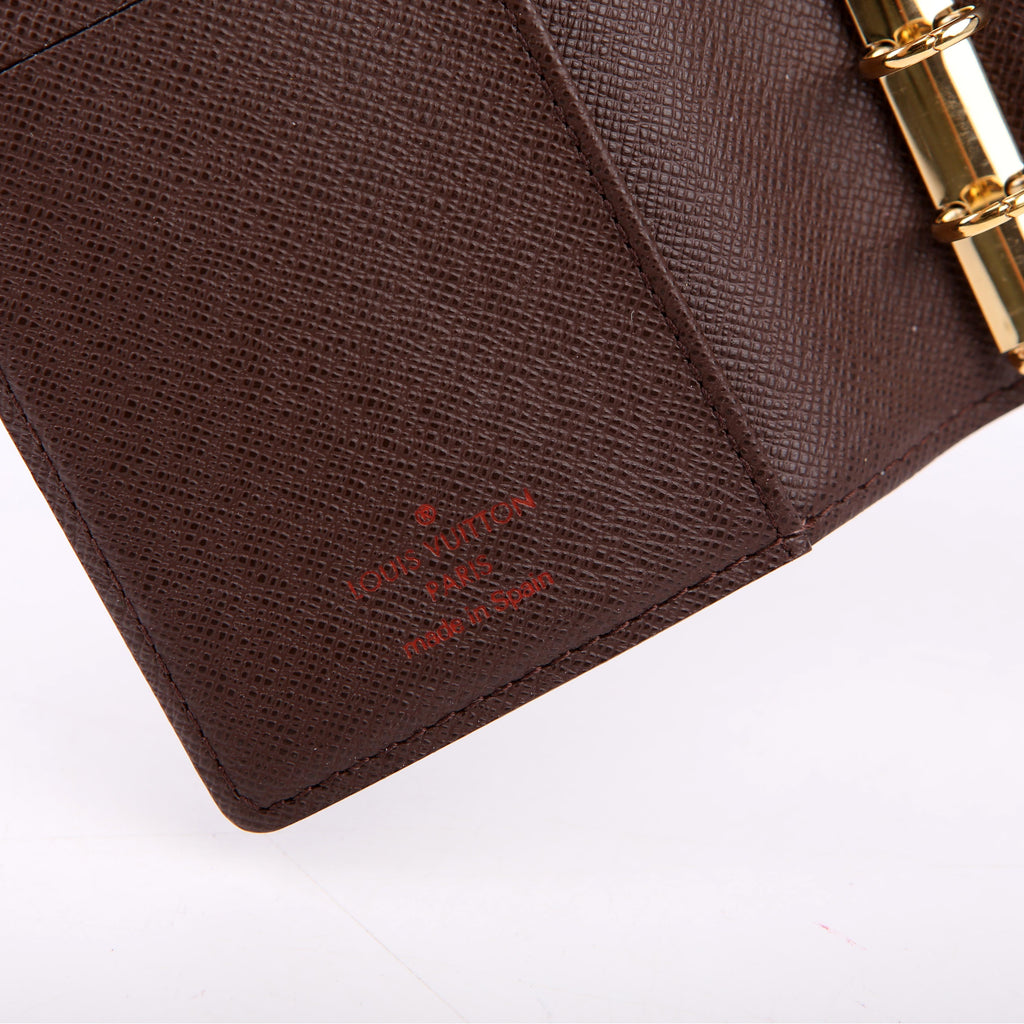 Agenda Small Ring Damier Ebene