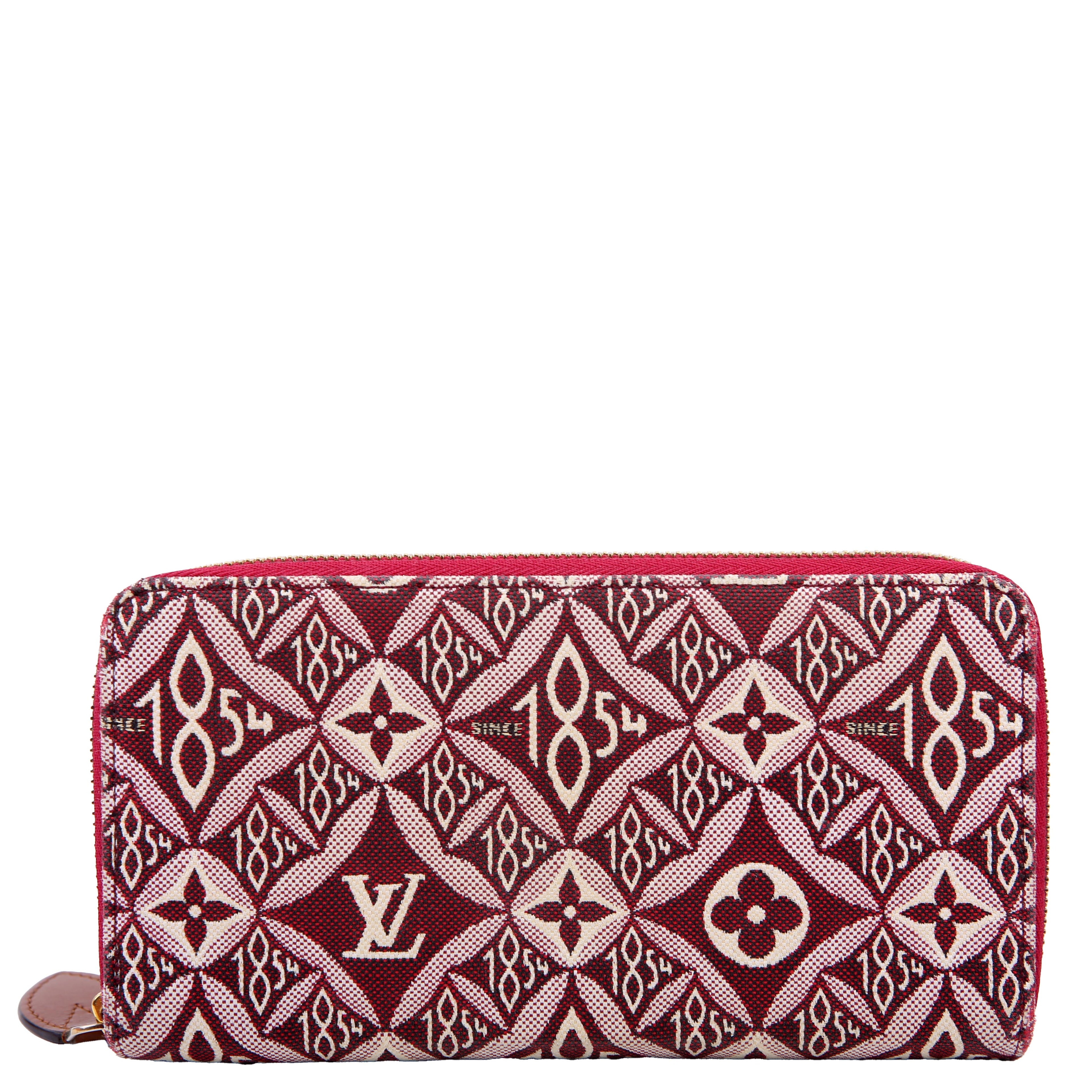 Zippy Wallet Since 1854 Jacquard Burgundy