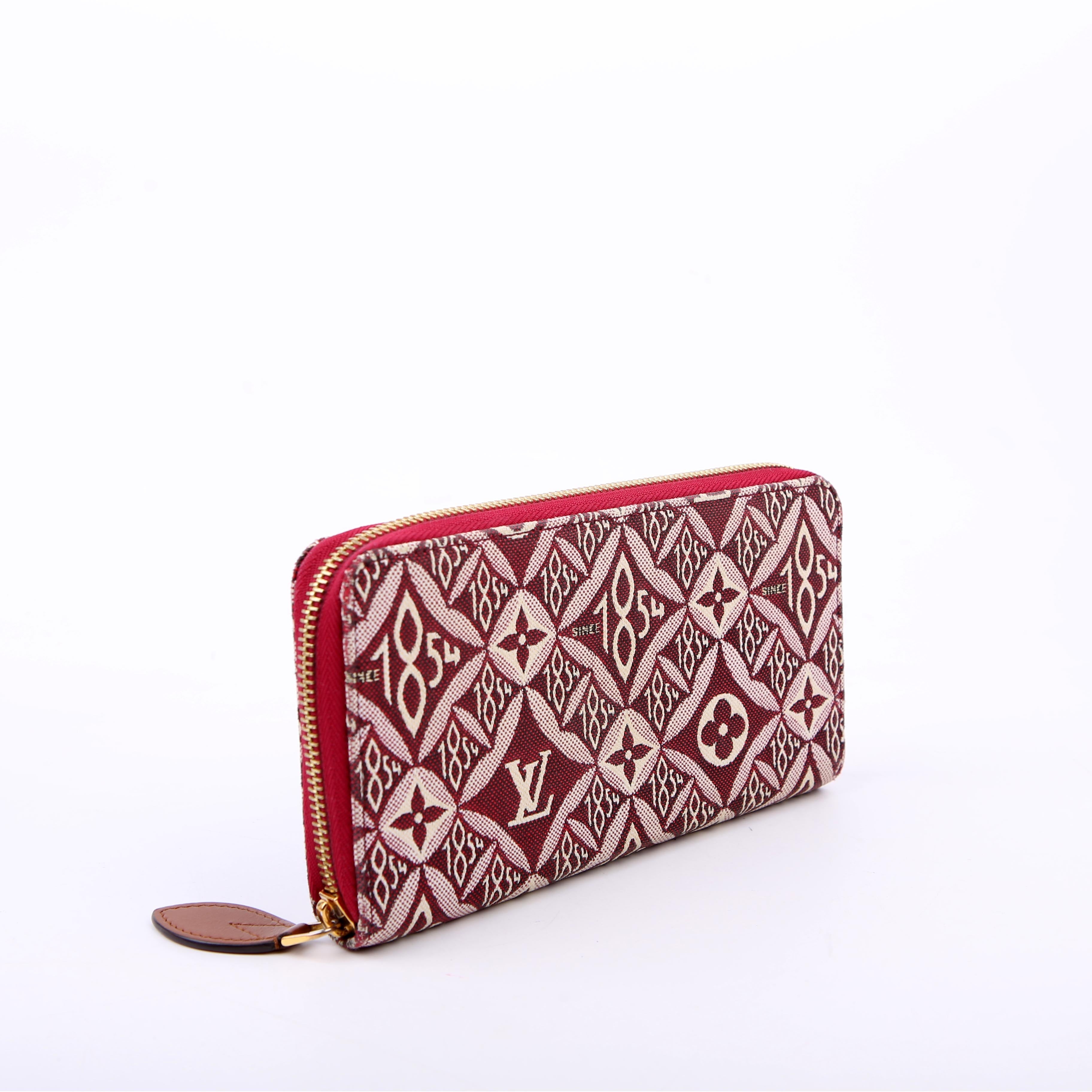 Zippy Wallet Since 1854 Jacquard Burgundy