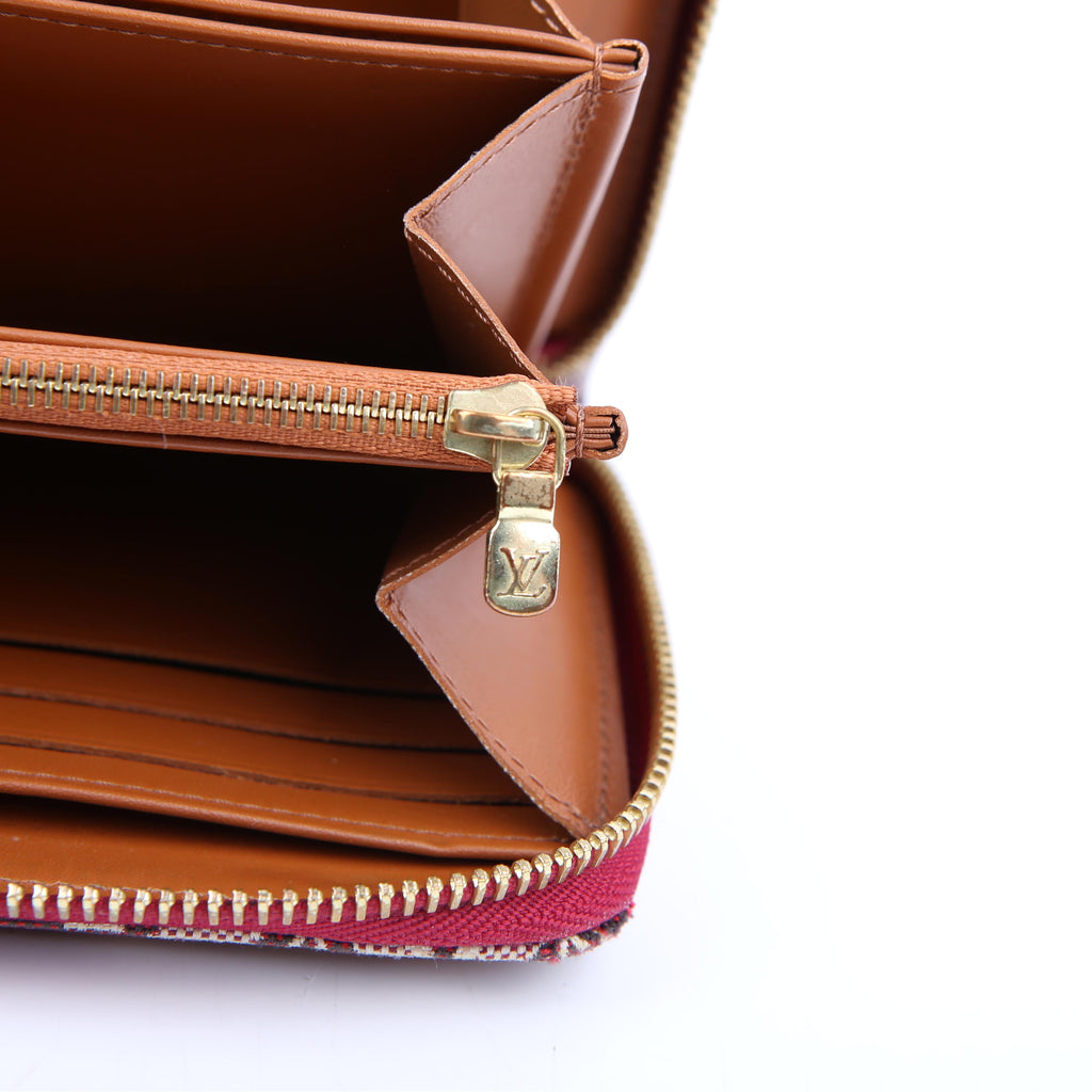 Zippy Wallet Since 1854 Jacquard Burgundy