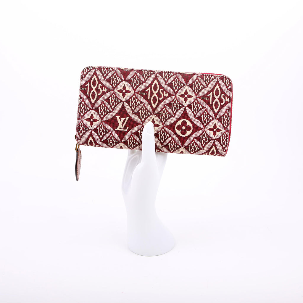 Zippy Wallet Since 1854 Jacquard Burgundy