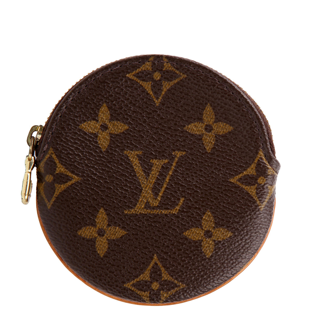 Round Coin Purse Monogram