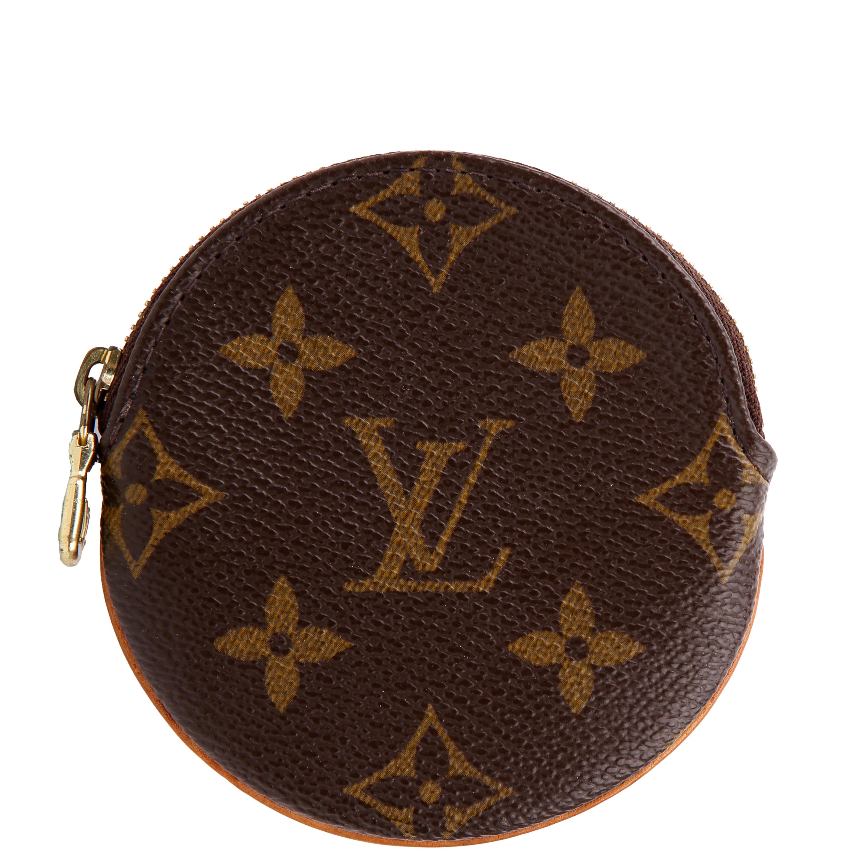 Round Coin Purse Monogram
