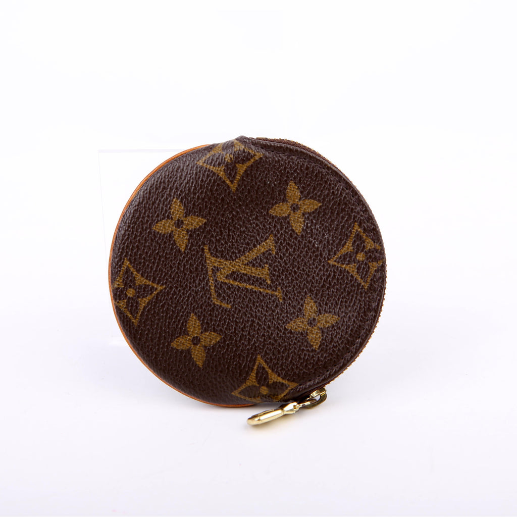 Round Coin Purse Monogram