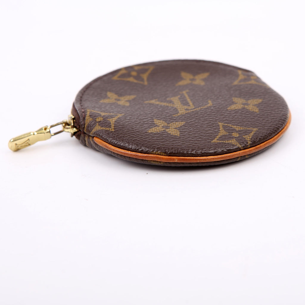Round Coin Purse Monogram
