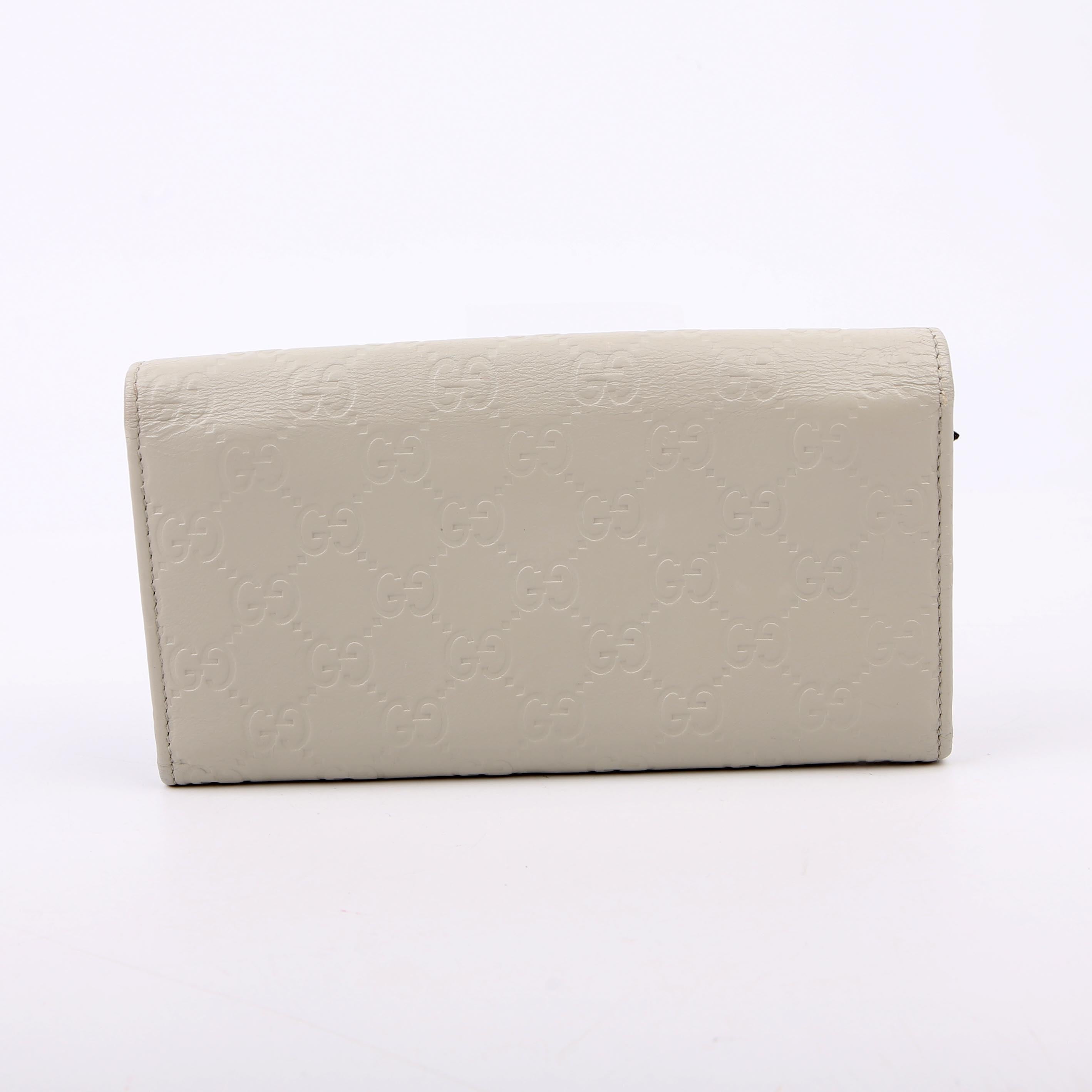 Gucci 251861 Guccissima Lovely Heart Continental Wallet