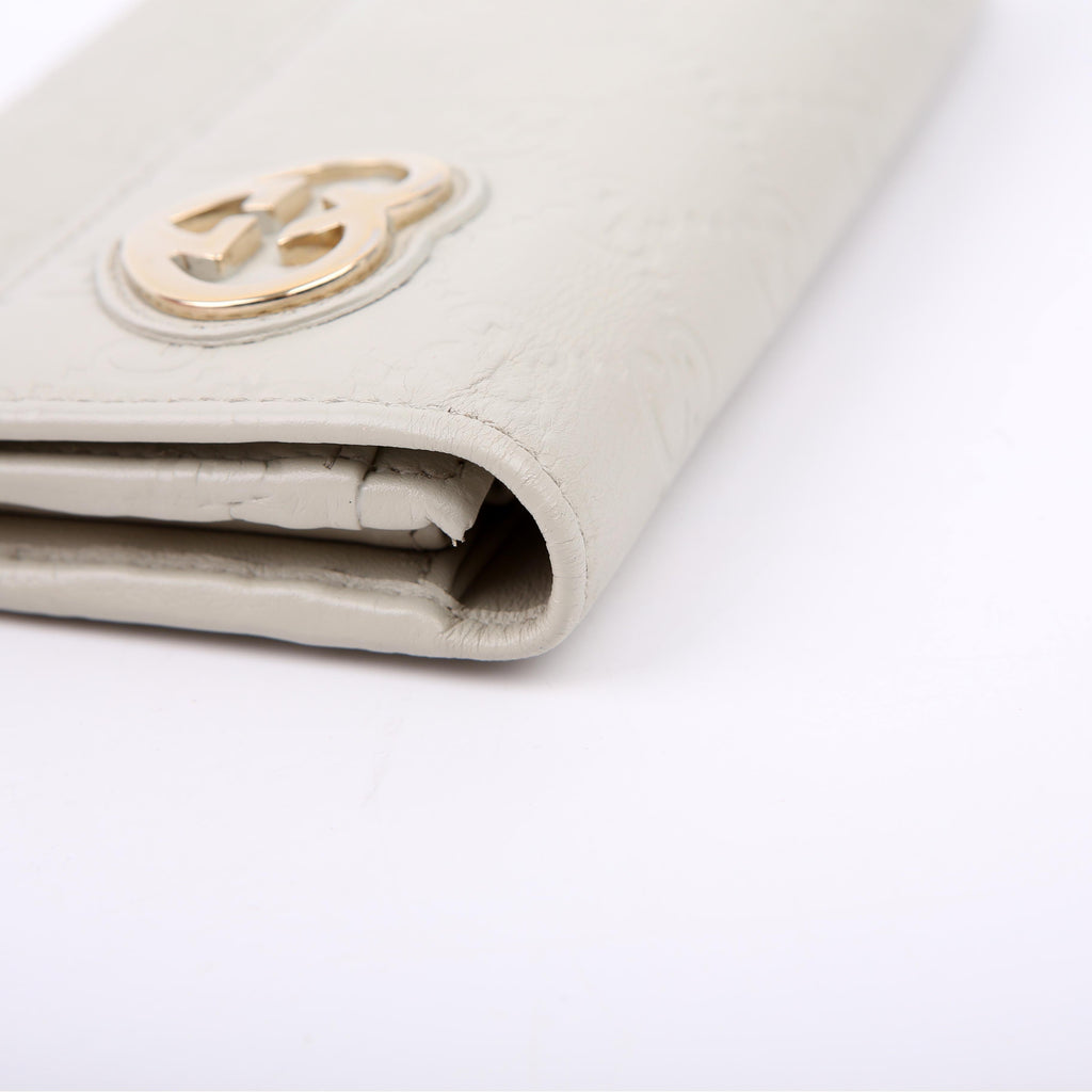 Gucci 251861 Guccissima Lovely Heart Continental Wallet