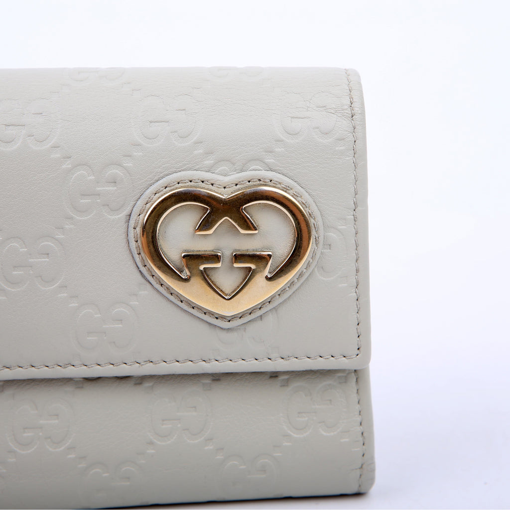 Gucci 251861 Guccissima Lovely Heart Continental Wallet