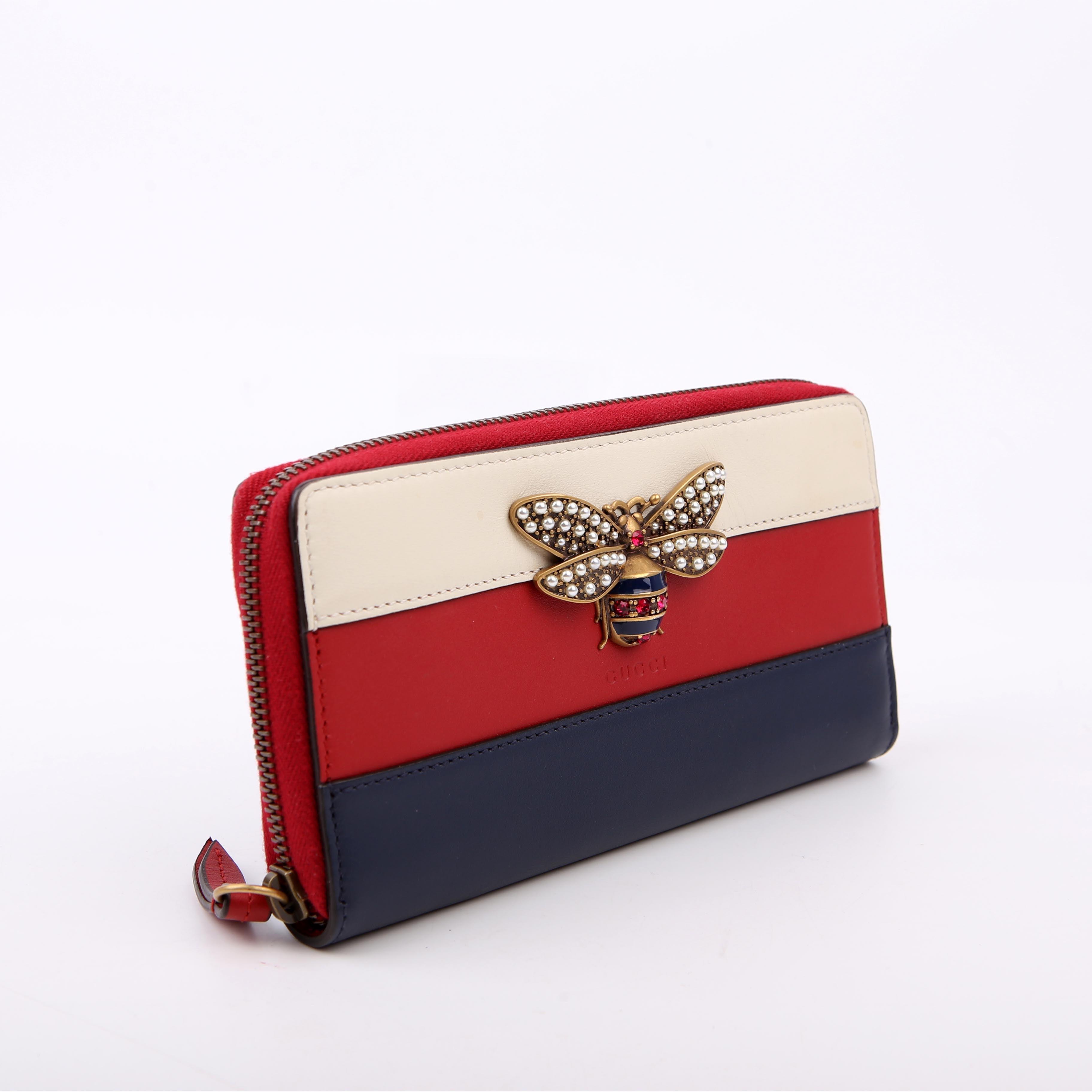 Gucci 476069 Queen Margaret Zip Around Wallet