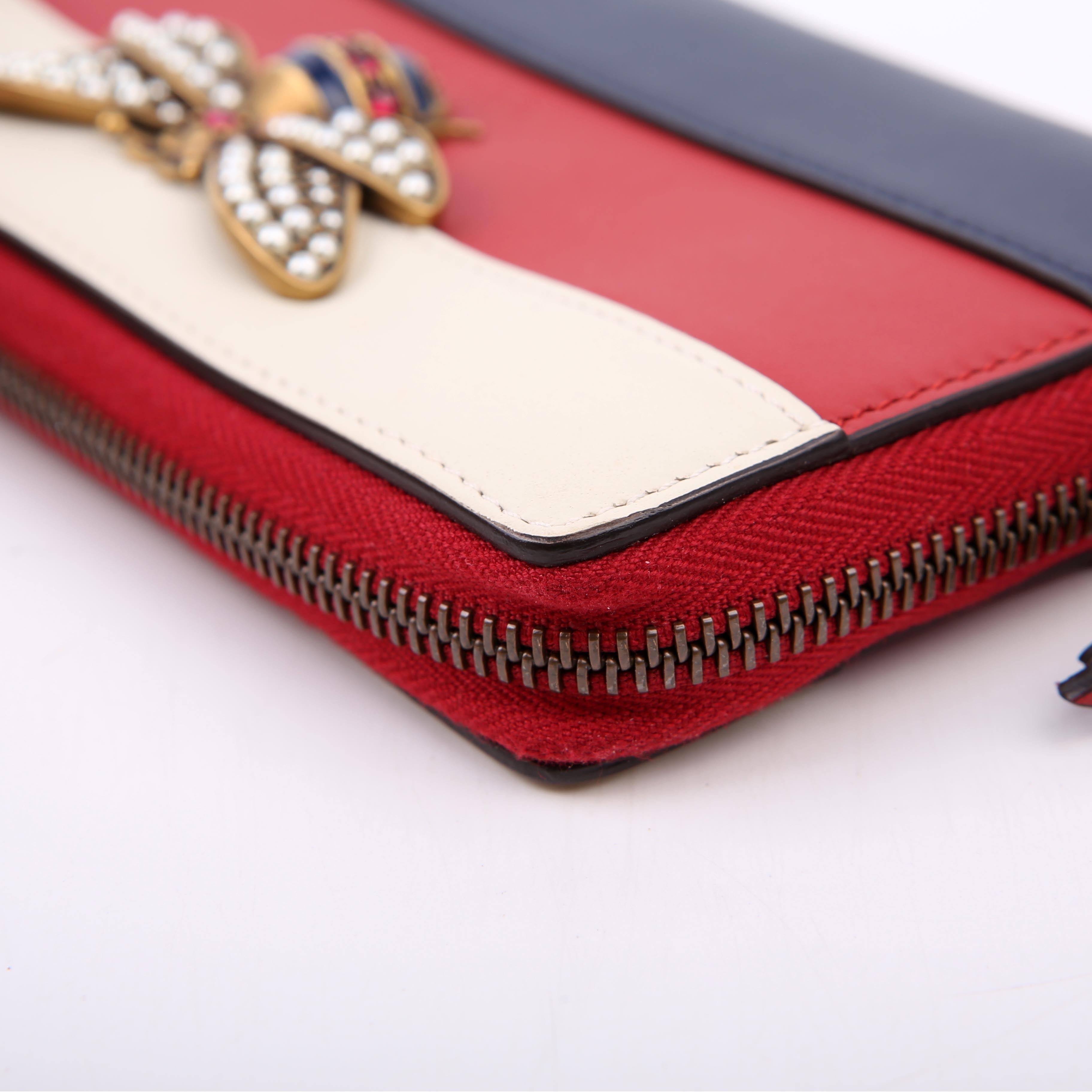 Gucci 476069 Queen Margaret Zip Around Wallet