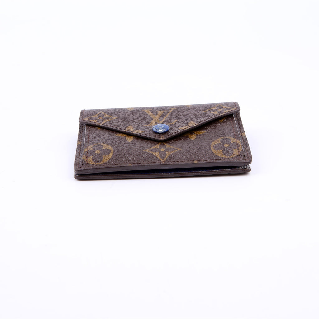 Marie Wallet Monogram Blue