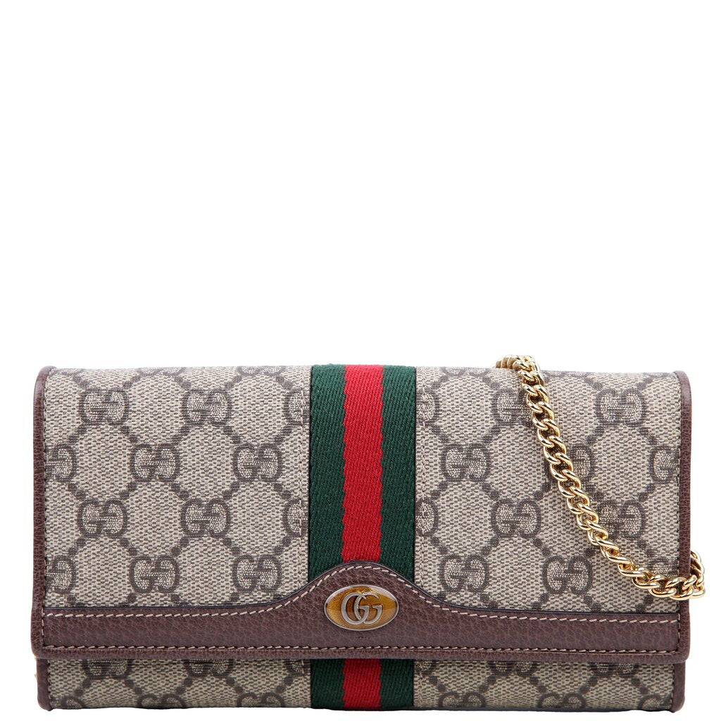 Gucci 546592 Ophidia GG Supreme Chain Wallet