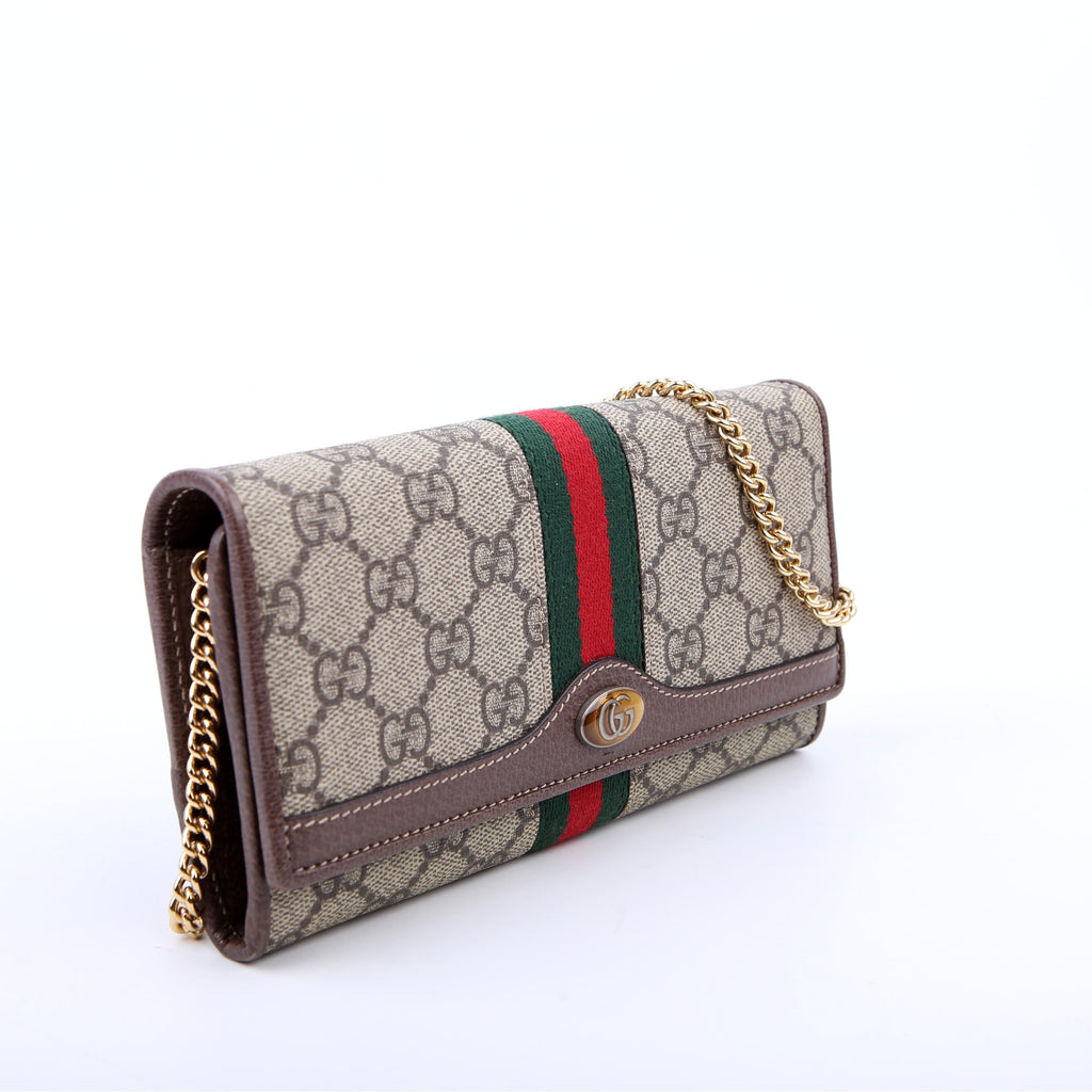 Gucci 546592 Ophidia GG Supreme Chain Wallet