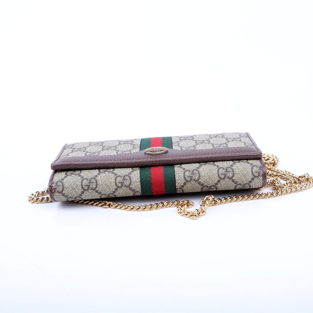 Gucci 546592 Ophidia GG Supreme Chain Wallet