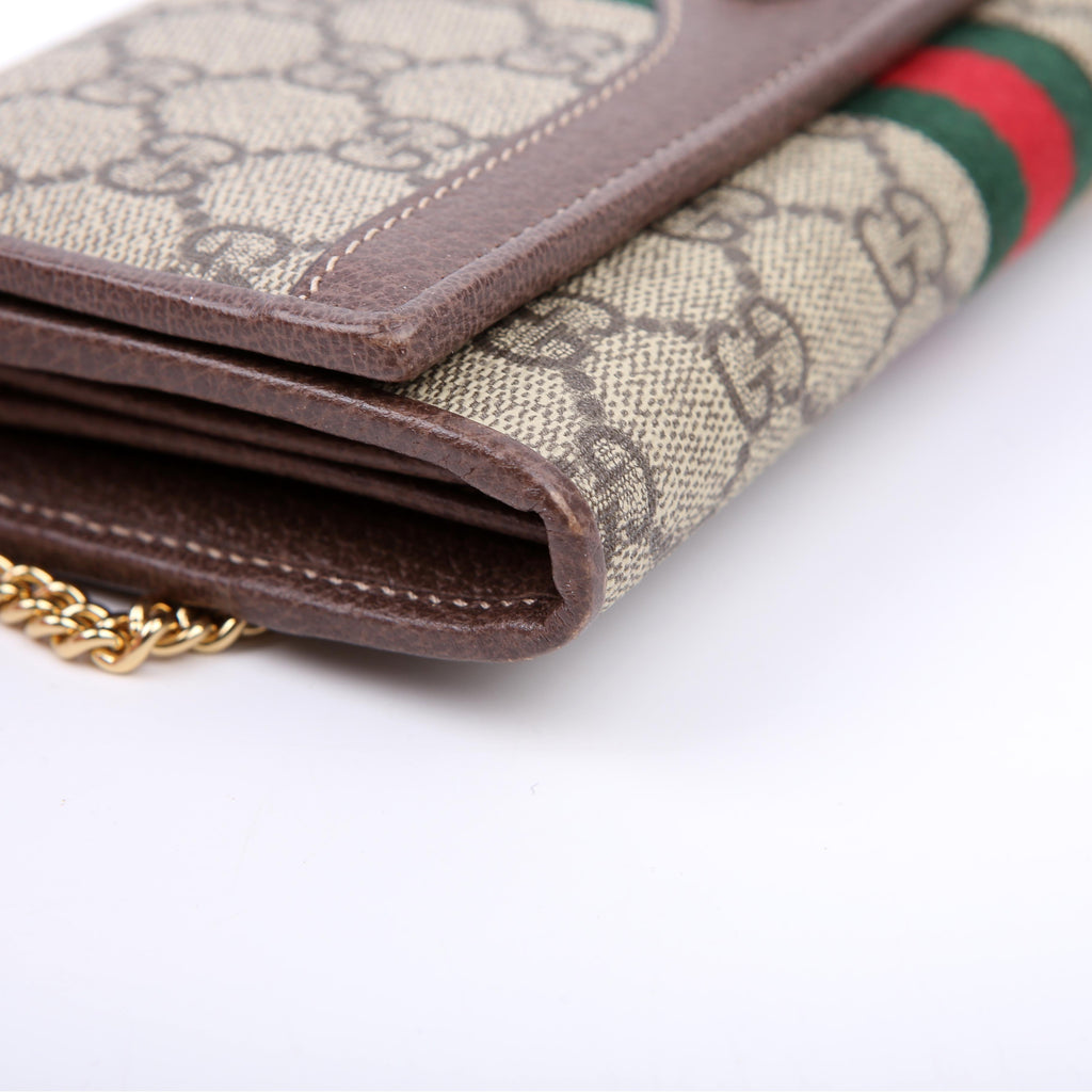 Gucci 546592 Ophidia GG Supreme Chain Wallet