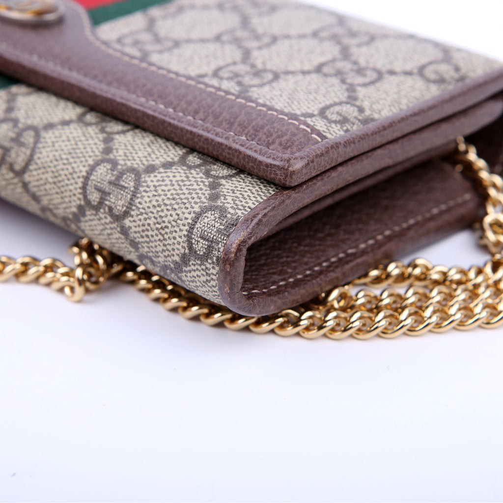Gucci 546592 Ophidia GG Supreme Chain Wallet