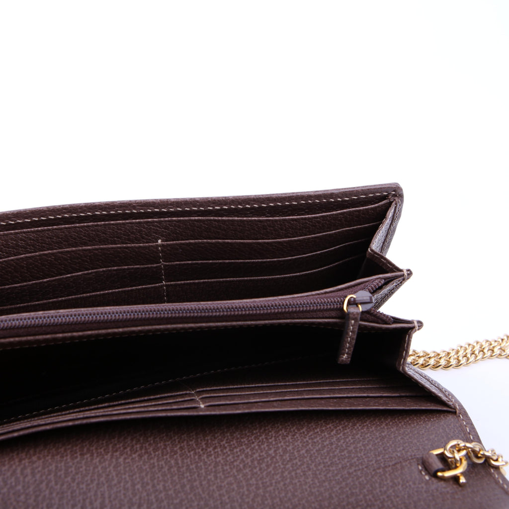 Gucci 546592 Ophidia GG Supreme Chain Wallet