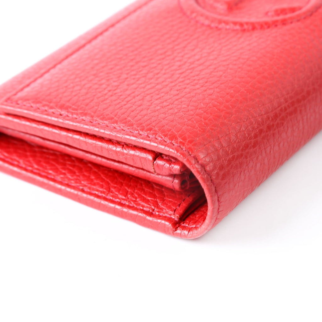 Gucci 598206 Soho Continental Wallet Red