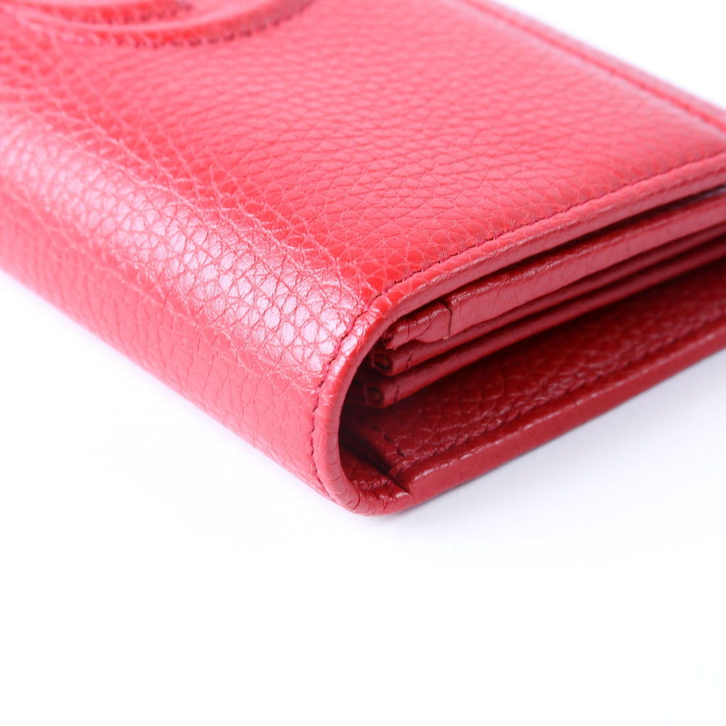 Gucci 598206 Soho Continental Wallet Red