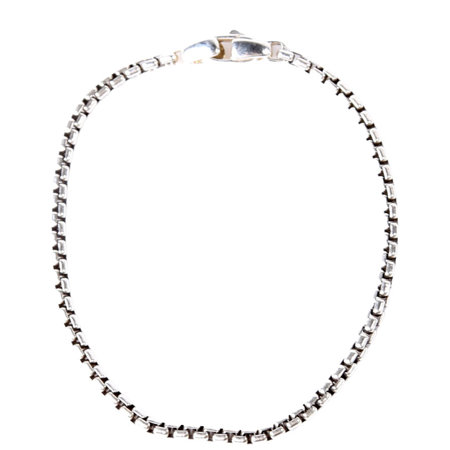 2.6MM Box Chain Bracelet 925