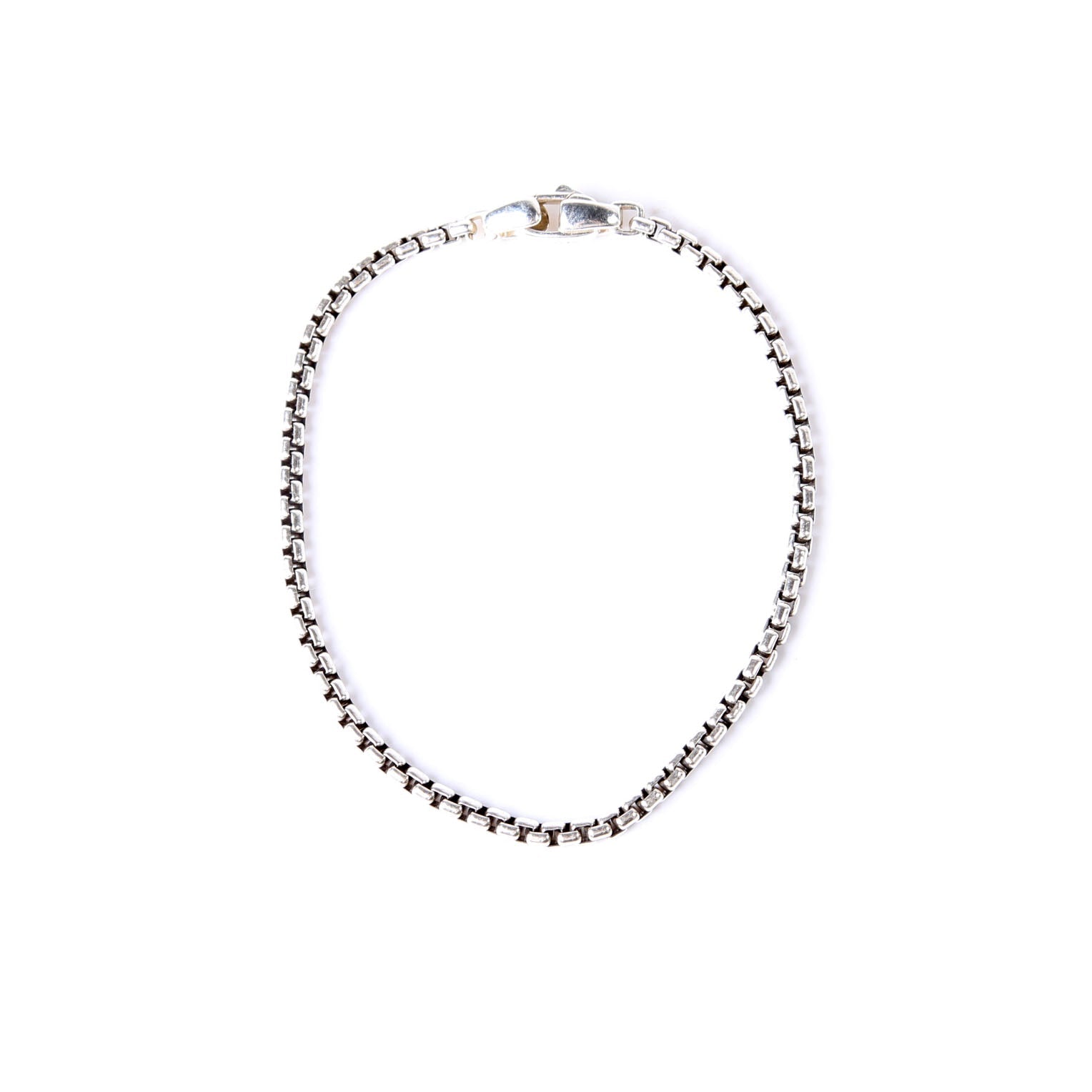2.6MM Box Chain Bracelet 925