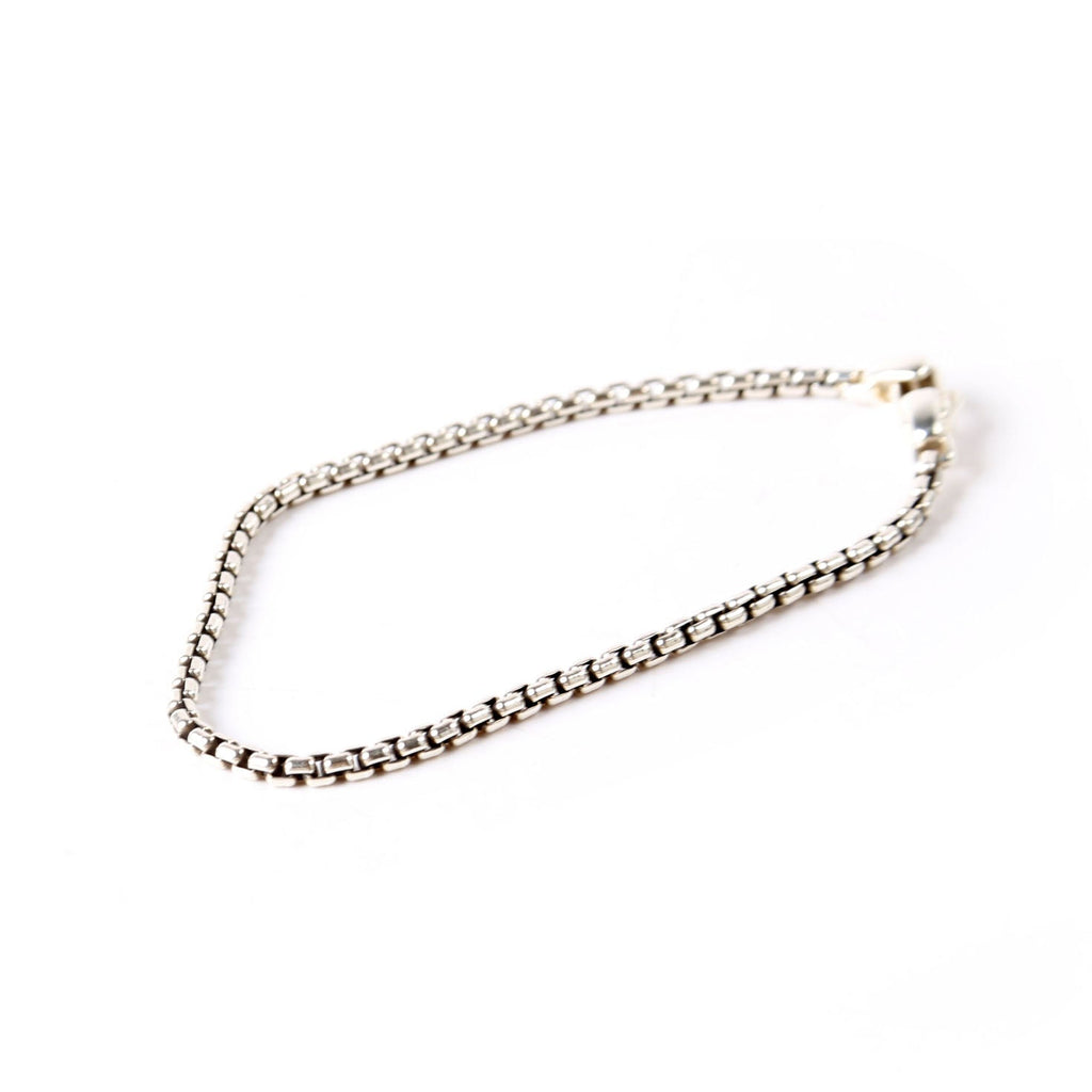 2.6MM Box Chain Bracelet 925