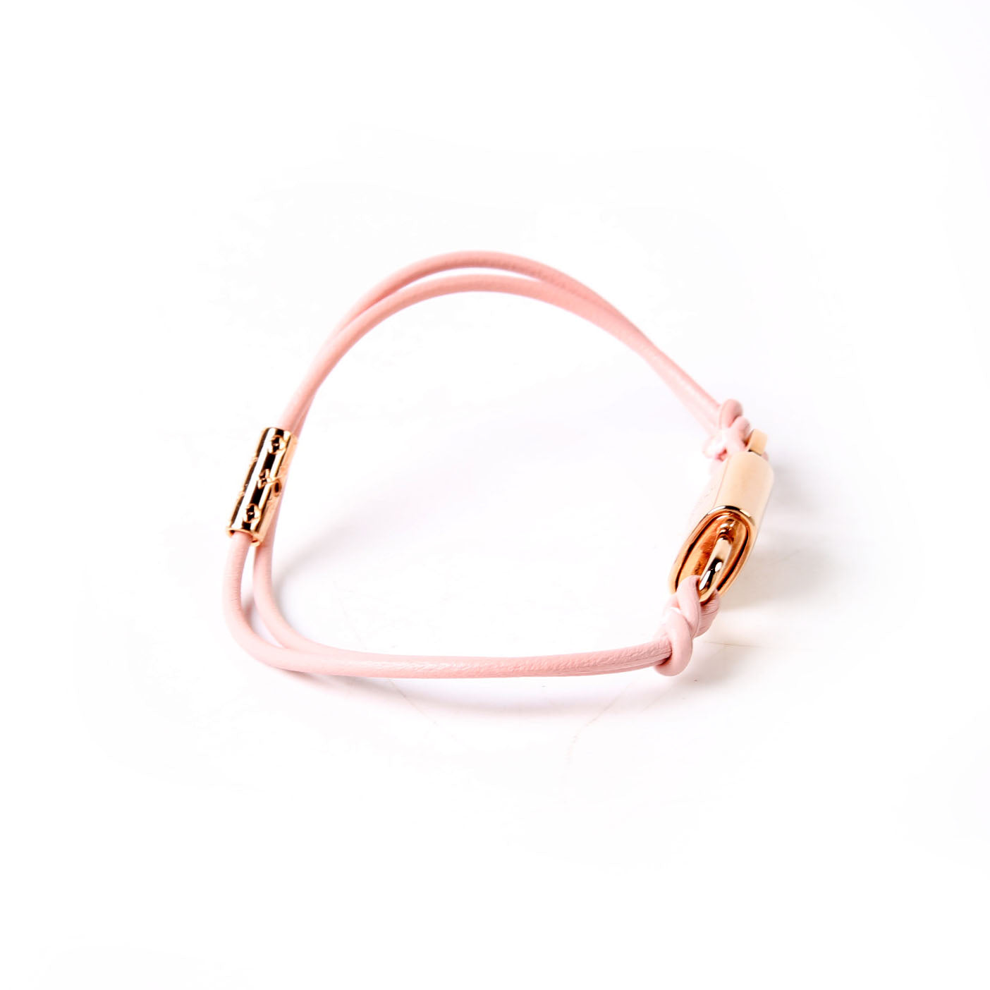 LV Padlock Bracelet Pink/Gold
