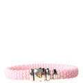 Pink Caviar Ceramic Beaded 9MM Bracelet 925 Pink