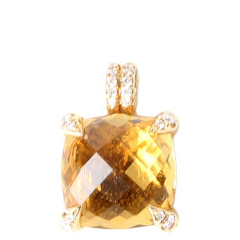 Pendant Only Chatelaine Pendant Citrine Diamond 750