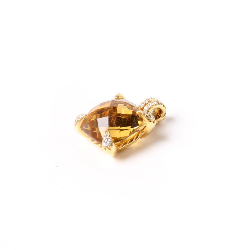 Pendant Only Chatelaine Pendant Citrine Diamond 750