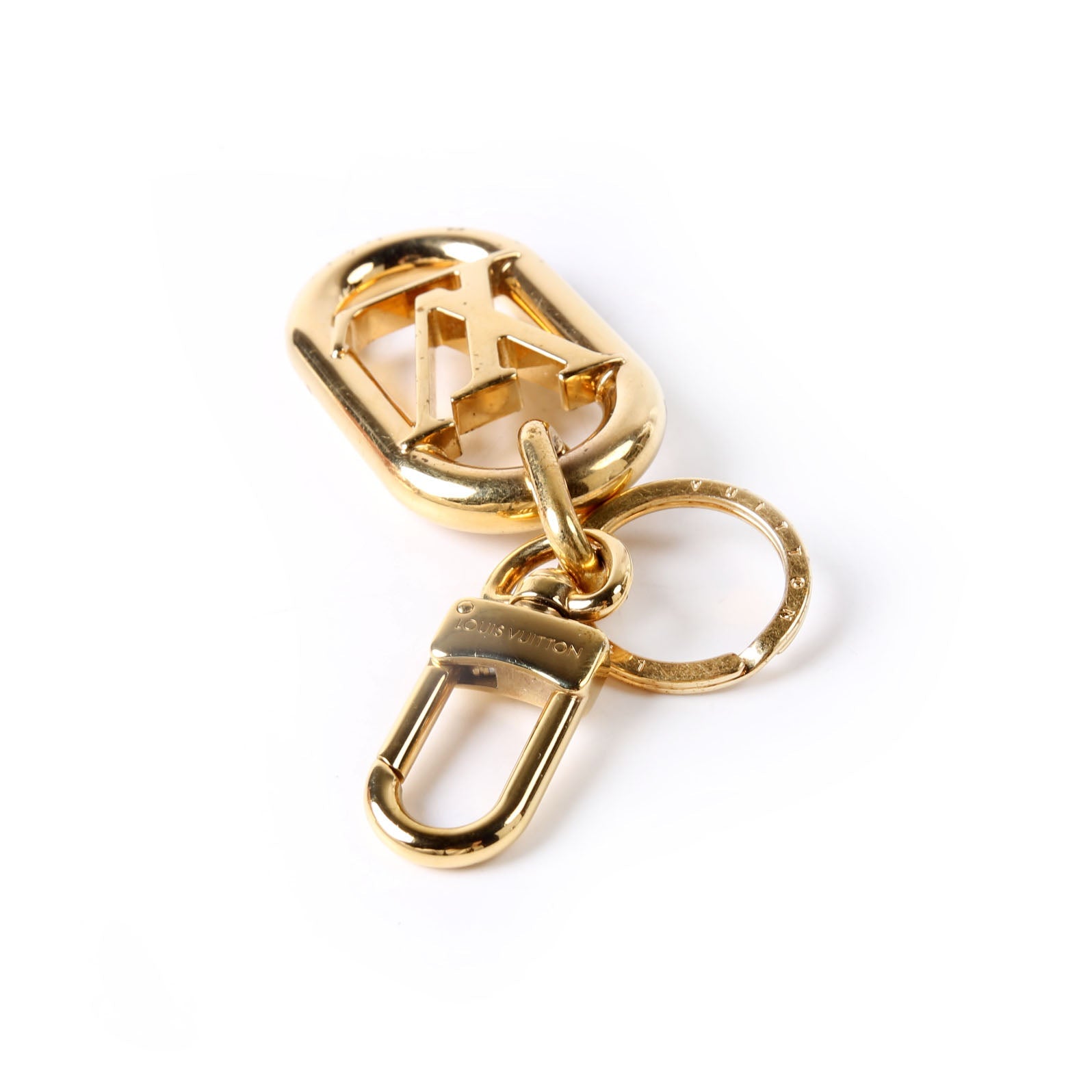 LV Link Key Holder Gold