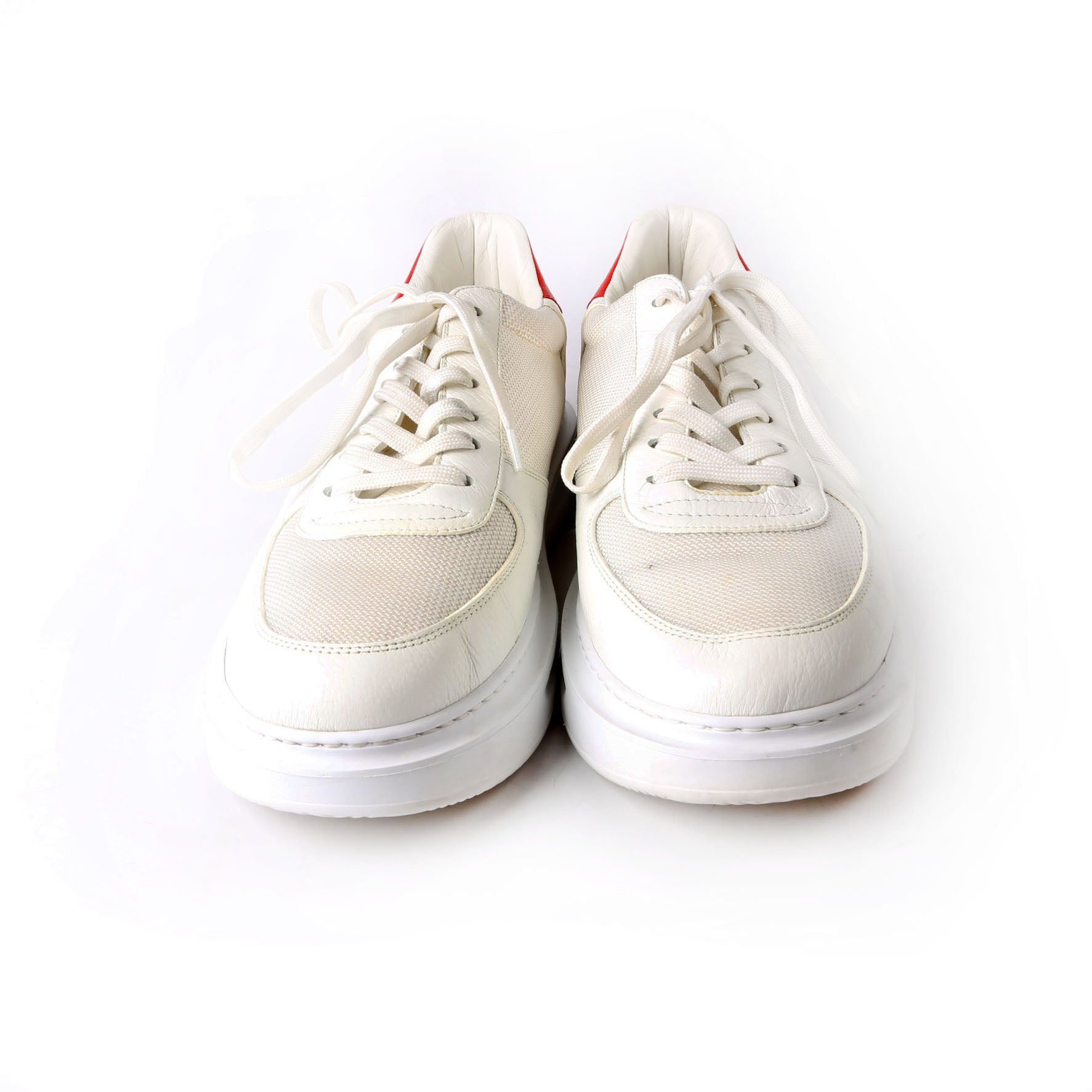 Beverly Hills Sneakers Size 41 (Mens 9.5) White/Red