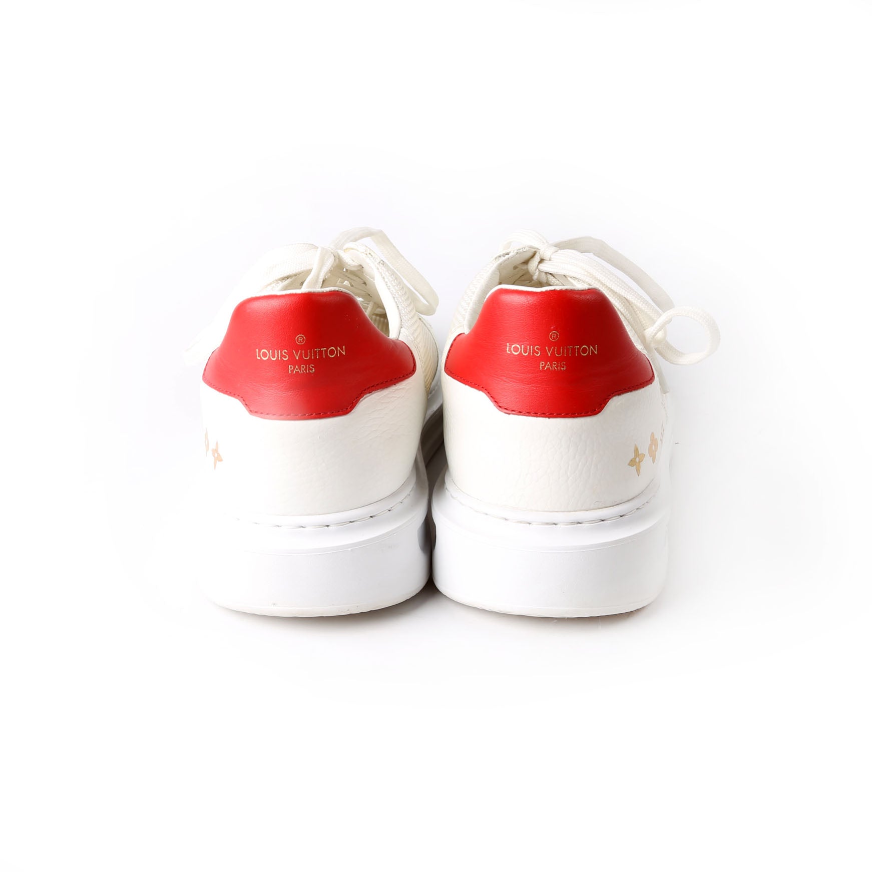 Beverly Hills Sneakers Size 41 (Mens 9.5) White/Red