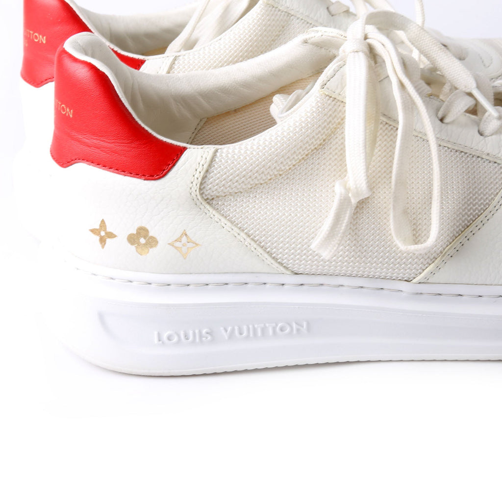 Beverly Hills Sneakers Size 41 (Mens 9.5) White/Red