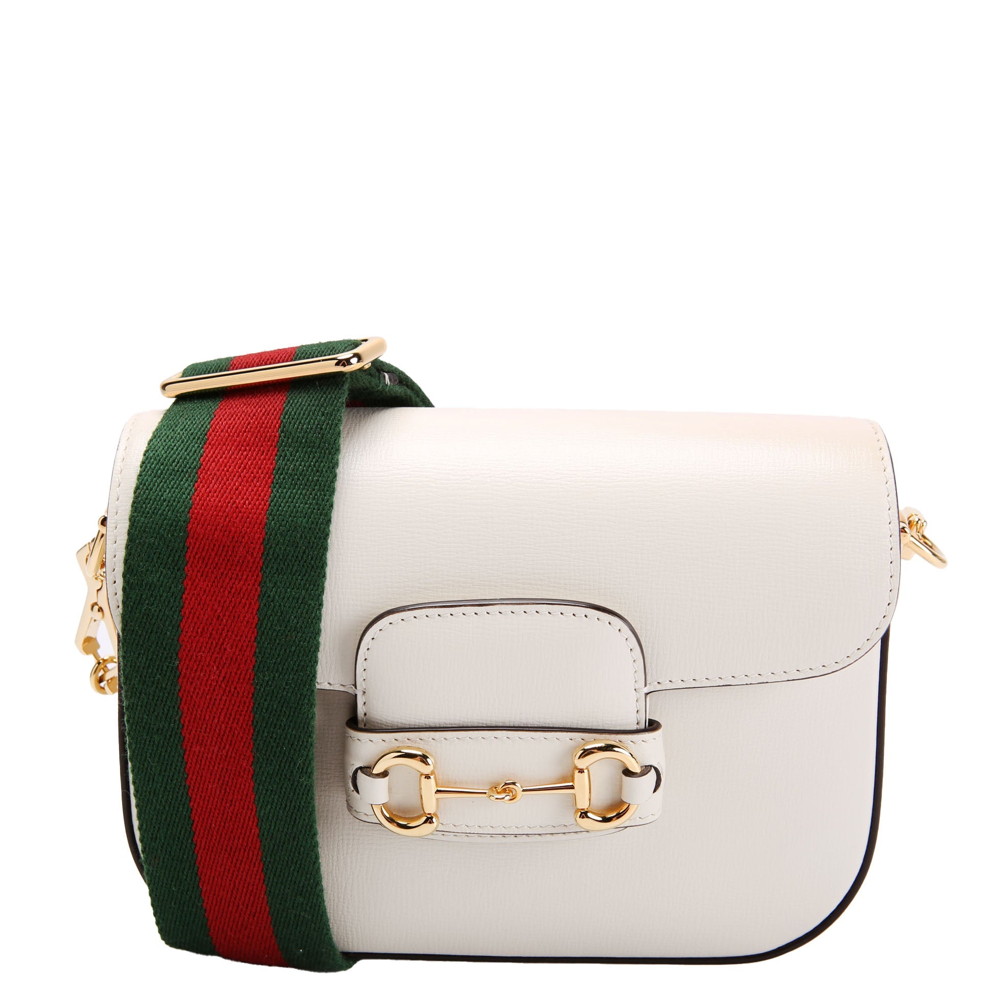 Gucci 658574 1955 Horsebit Mini Bag White