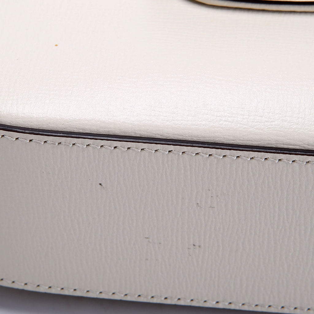 Gucci 658574 1955 Horsebit Mini Bag White