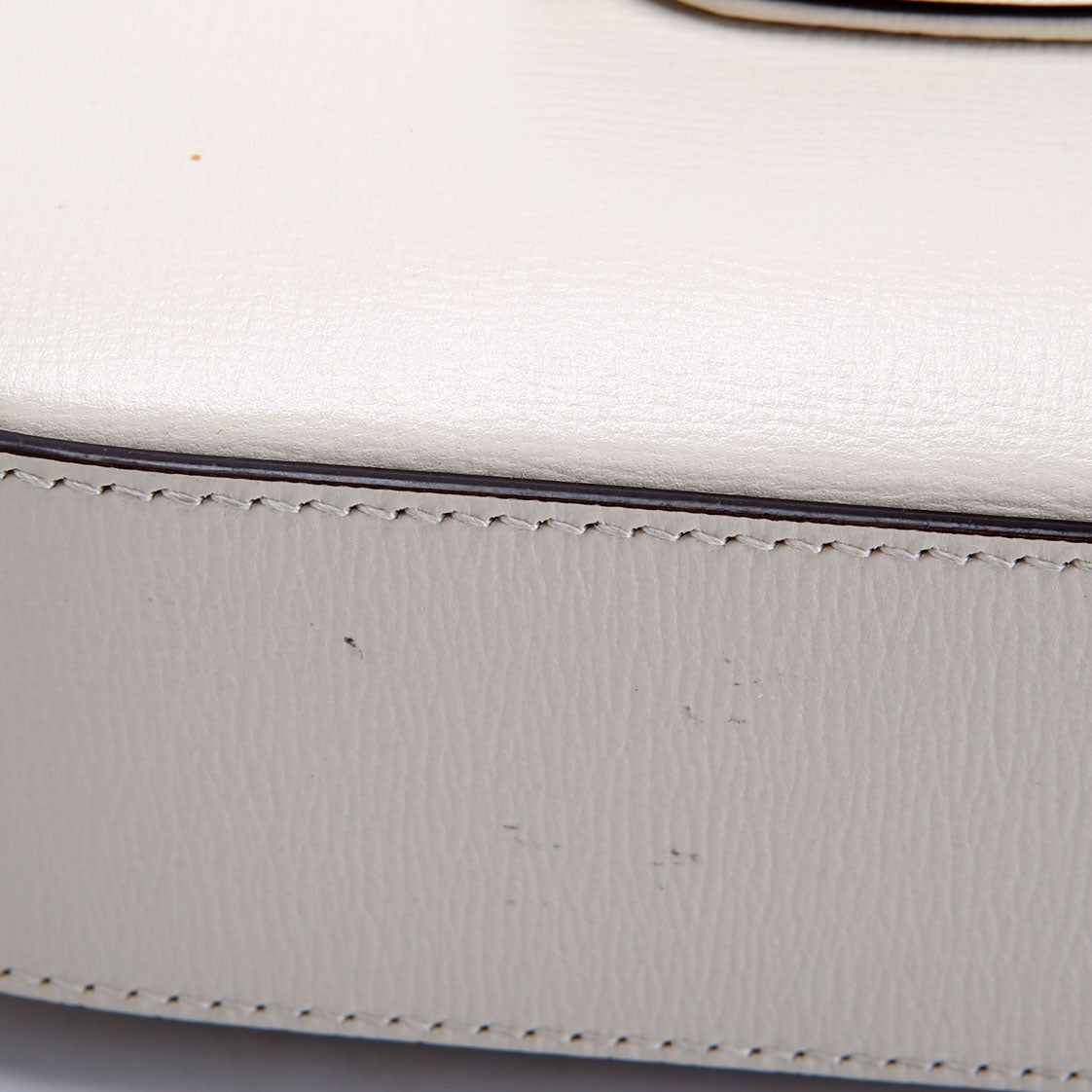 Gucci 658574 1955 Horsebit Mini Bag White