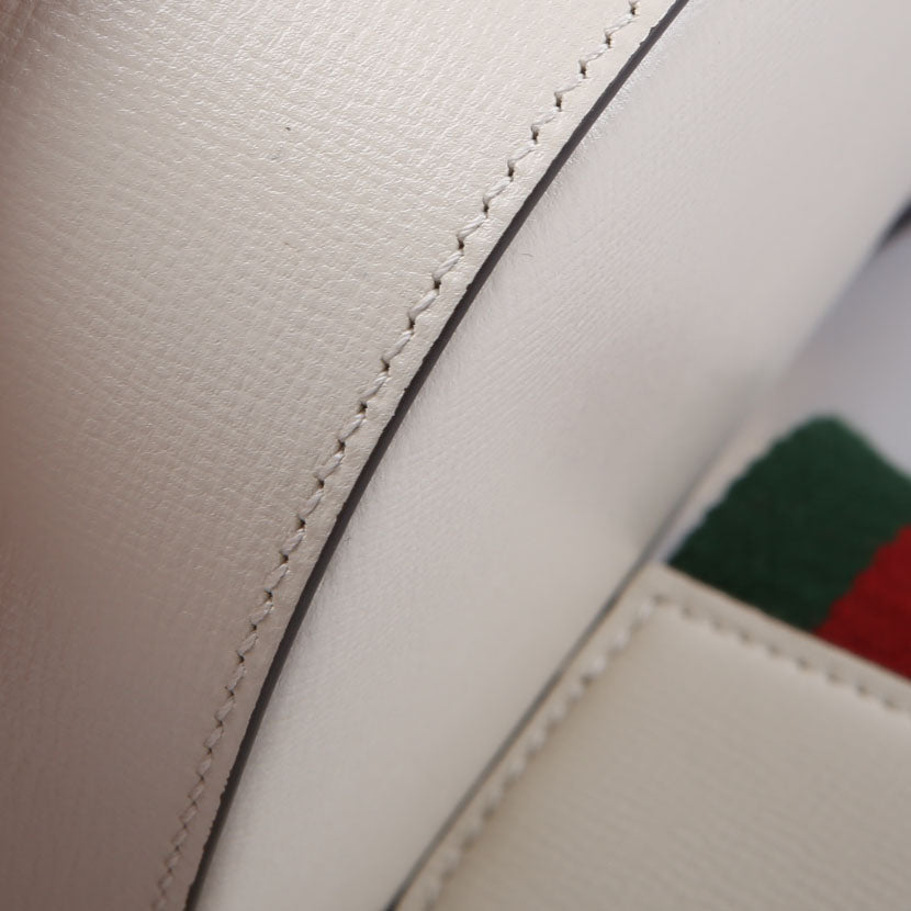 Gucci 658574 1955 Horsebit Mini Bag White