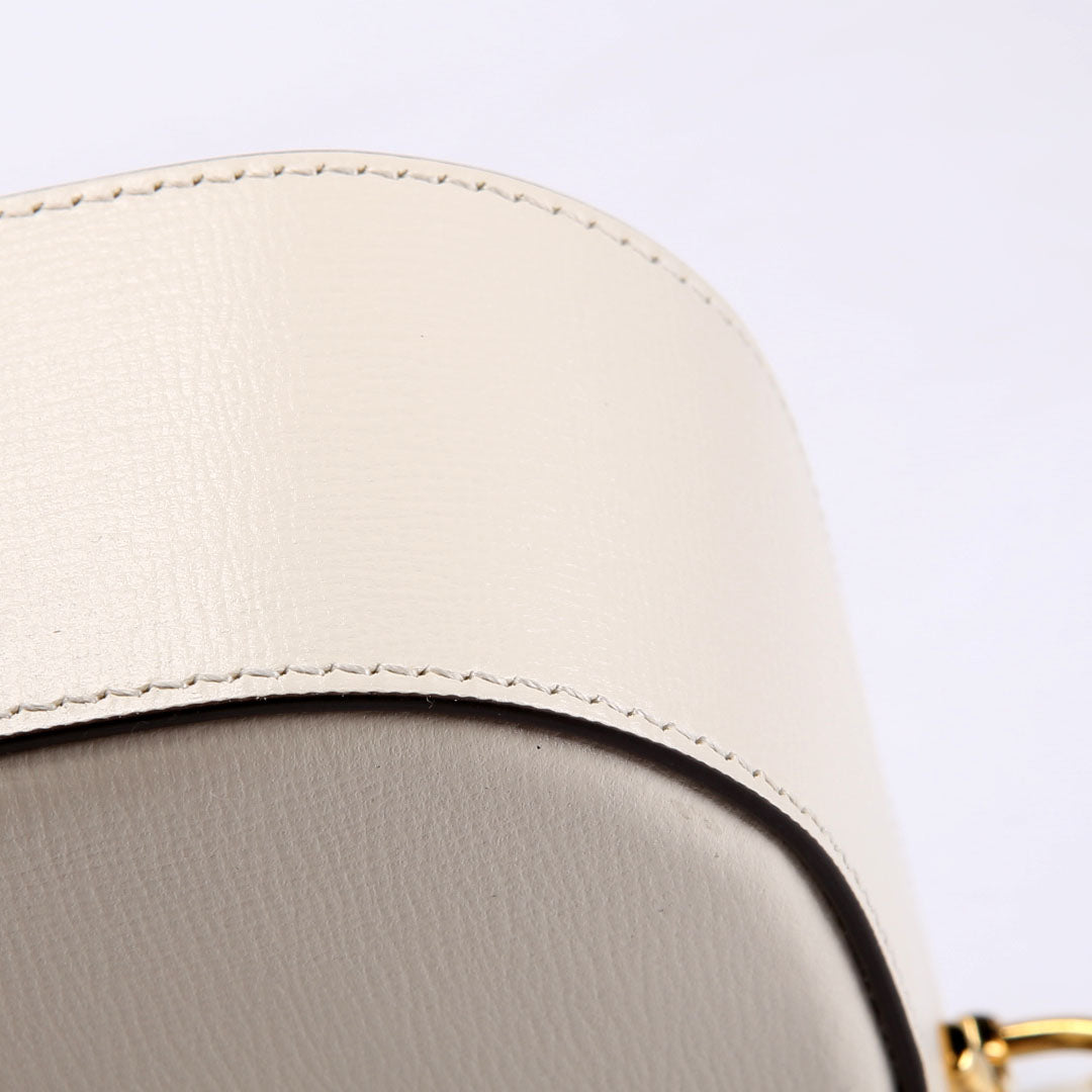 Gucci 658574 1955 Horsebit Mini Bag White