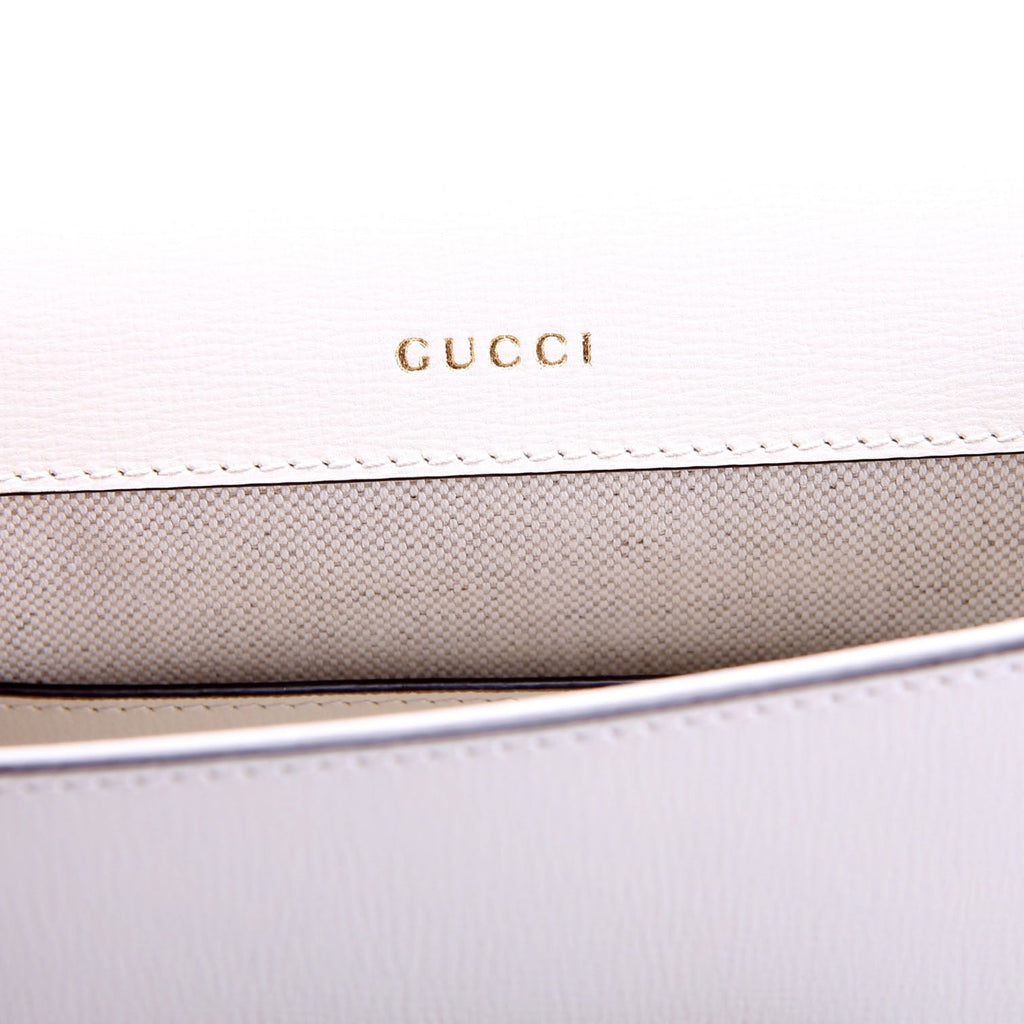 Gucci 658574 1955 Horsebit Mini Bag White