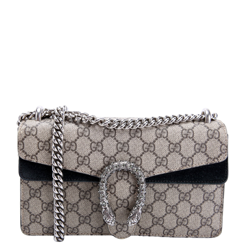 Gucci 499623 Dionysus Small GG Supreme Black
