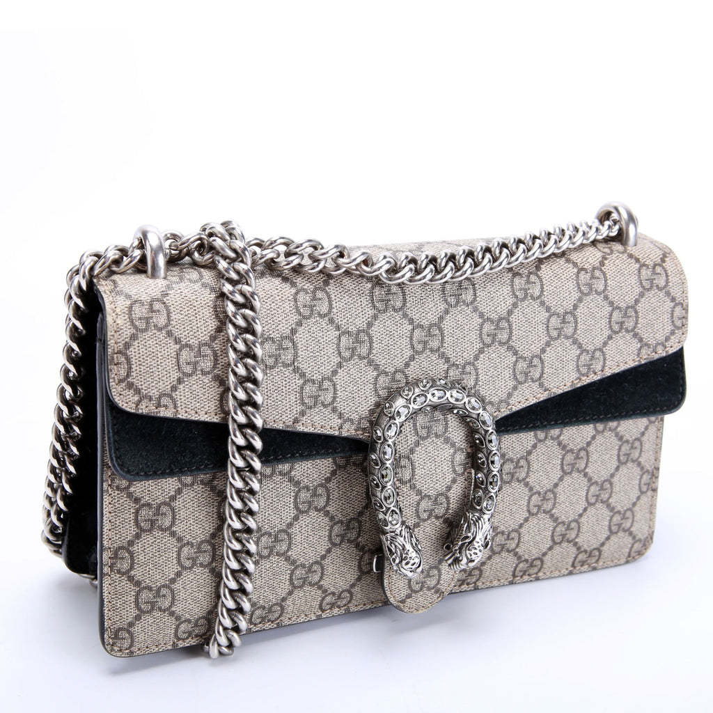 Gucci 499623 Dionysus Small GG Supreme Black
